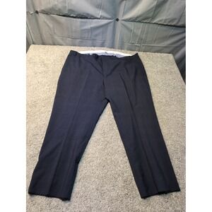 Cole Haan Mens Plaid Dress Pants 46W 30L Wool Blend Grand‎ Os Comfort Business